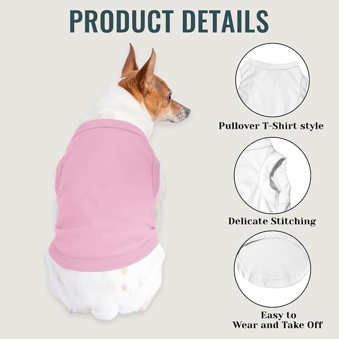 Custom Dog Clothes Shirts for Small Large Dogs Breathable Pet Shirt Customized - Image 4