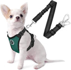 SlowTon Dog Seat Belt Harness for Car, Dog Car Harness Adjustable Mesh by SlowTon