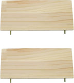 Litewoo Parrot Bird Wood Perch Platform Large Stand Shelf by Litewoo