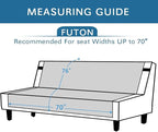 H.VERSAILTEX Futon Cover Reversible Sofa Slipcover Furniture Protector Water - Image 2