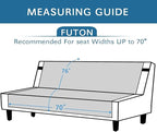 H.VERSAILTEX Futon Cover Reversible Sofa Slipcover Furniture Protector Water - Image 2