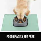 GORILLA GRIP 100% Waterproof Raised Edge BPA Free Silicone Pet Feeding Mat - Image 8