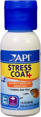 API STRESS COAT Aquarium Water Conditioner 1-Ounce Bottle by API