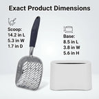 Heavy-Duty Metal Cat Litter Scoop - Image 2
