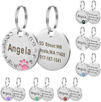 Personalized Dog/Cat Cute Paw Pet ID Tag - Image 6