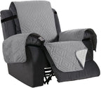 H.VERSAILTEX Reversible Quilted Recliner Covers Water Resistant Furniture by HVERSAILTEX