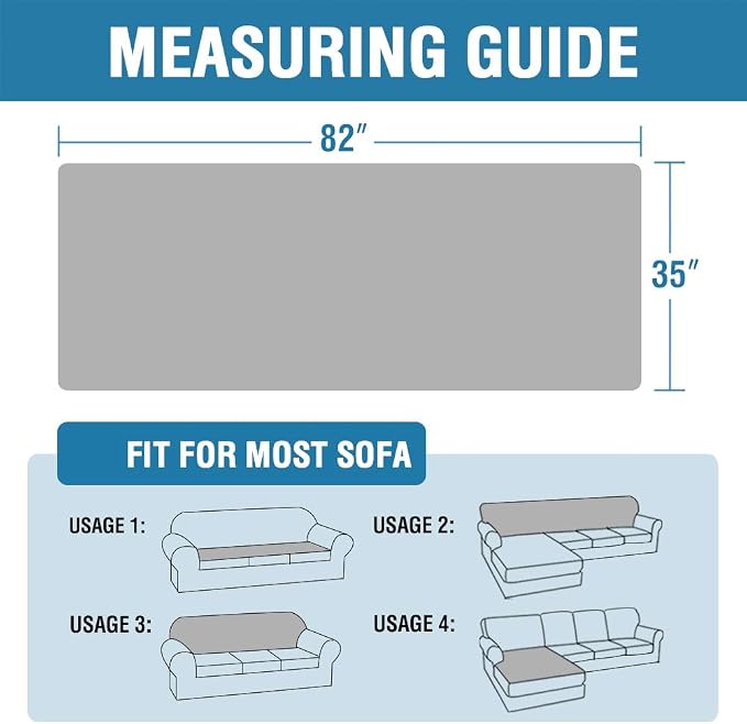 H.VERSAILTEX Plush Chenille Dog Bed Cover Thick Soft Sofa Cover - Image 3