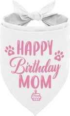 Happy Birthday Mom Dog Bandana - Image 2