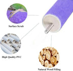 2Pcs 6.1Inch Purple U Shape Rough-surfaced Sands Stick Bird Perches Bird Cage - Image 3