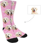 Custom Face Socks, Personalized Dog Lover Pet Photo Picture on Socks Unisex - Image 2