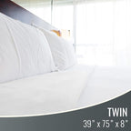 DMI Waterproof Mattress Protector and Mattress Cover, Encased Zippered Fit - Image 2