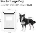 Aluminum Large Dog Door for Extreme Weather, Doggie Door - Image 6