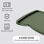 OHMO Dog Food Mat w/Residue Collection Pocket Silicone Pet Feeding Mat - Image 4