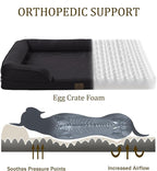 Bedfolks Orthopedic Dog Bed, Waterproof Dog Sofa Bed - Image 2