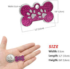 Personalized Dog Cute Paw Pet ID Tag - Image 5