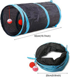 21 Pcs Cat Toys for Indoor Cats Collapsible Cat Tunnel Interactive Feather - Image 9