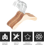 Wooden Pet Hangers for Small Dogs and Cats, 6.3 Inch Solid Wood Daily Clothes - Image 7