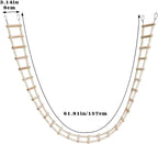 Bird Ladder Bridge, Wooden Pet Hamster Climbing & Swing Toys, Cage Accessories - Image 6
