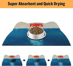 Cat Food Mat - Pet Feeding Mat for Floor, Waterproof, Super Absorbent, Dog - Image 4