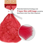 RedRocket Refill Bags for Kitty Twist'R Plus Cat Litter Pail, 7-Layer Bags - Image 2