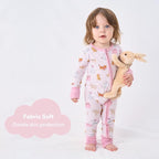pureborn Baby Infant Boys Girls Sleeper Snug Fit Viscose from Bamboo Pajamas - Image 3