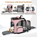 Lekereise Pet Carrier Backpack Expandable Cat Backpack Carrier - Image 3