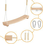 Arc-Shaped Chicken Swing Heavy Beech Wood Chicken Toys - Image 4