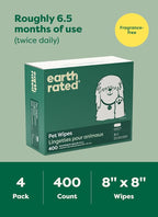 Earth Rated Pet Wipes for Dogs and Cats, Hypoallergenic, Cleaning and Hydrating - Image 8