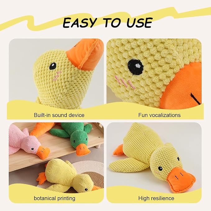 2025 Upgraded Dog Toys, New Durable Calming Duck Toys, Dog Toys - Image 2