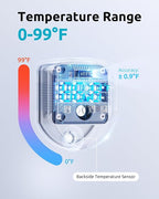 SEAOURA 2-in-1 Mini Aquarium Magnetic Cleaner - Image 2