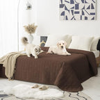 Waterproof and Anti-Slip Dog Bed Cover and Pet Blanket Sofa Pet Bed Mat ，car by TcksstexFauxFurDogBedCover