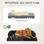 Orthopedic Dog Beds for Large Sized Dogs, Waterproof Egg Crate Foam Medium Dog - Image 2