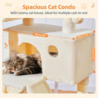 Taoqimiao Cat Tree 57.5-Inch, Cat Tower - Image 5