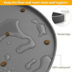 Ptlom Silicone Pet Placemat for Dogs and Cats, Non-Slip Waterproof Dog Feeding - Image 5