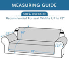 H.VERSAILTEX Reversible Sofa Slipcover Furniture Protector Water Resistant 2" - Image 2