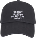 Cat Mom & Dad Hats for Proud Cat Parents | for Men & Women | Embroidered Text by Hatphile