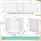 COMOMY 127.8" Extra Wide Baby Gate, Dog Gate - Image 5