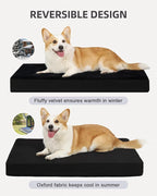 KSIIA Orthopedic Dog Bed Crate Waterproof Pet Mats - Image 4