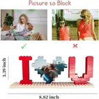 NAZENTI Personalised I Love You Building Bricks - Image 6