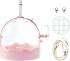 Clear Pet Carrier Travel Cage by Unknown
