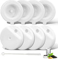 8Pcs Gravity Pet Water Fountain Filters, Automatic Pet Waterer Replacement by BAOFUM