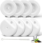 8Pcs Gravity Pet Water Fountain Filters, Automatic Pet Waterer Replacement by BAOFUM