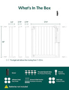 Babelio Smart Baby Gate with Auto-Unlock/Close, Pressure Mounted No Drill - Image 9