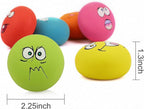 Smile Face Dog Squeaky Toys Soft Latex Squeak Balls - Image 5