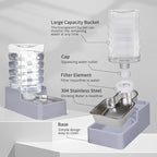 Automatic Water Dispenser Large: Upgraded 100% BPA-Free 8L Light Gray Stainless - Image 2