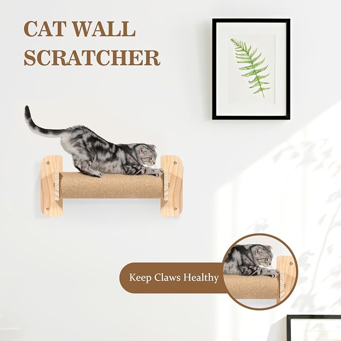 Cat Wall Shelves and Perches, Wall Mounted Cat Furniture - Image 3