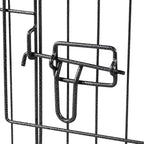 Yaheetech 24 inch 32 Panel Metal Black Heavy Duty Foldable Dog Pen - Image 5