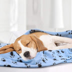 Comsmart Dog Blankets for Small Dogs, 6 Pack Puppy Blanket Cute Paw Print Pet - Image 7