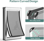 Large Dog Door for Exterior Doors, Aluminum Frame Doggy Door, Fully Magnetic - Image 4