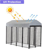 BestPet 8 x 4 x 6 Ft Dog Kennel Outdoor Dog Pen Playpen House Heavy Duty Dog - Image 5